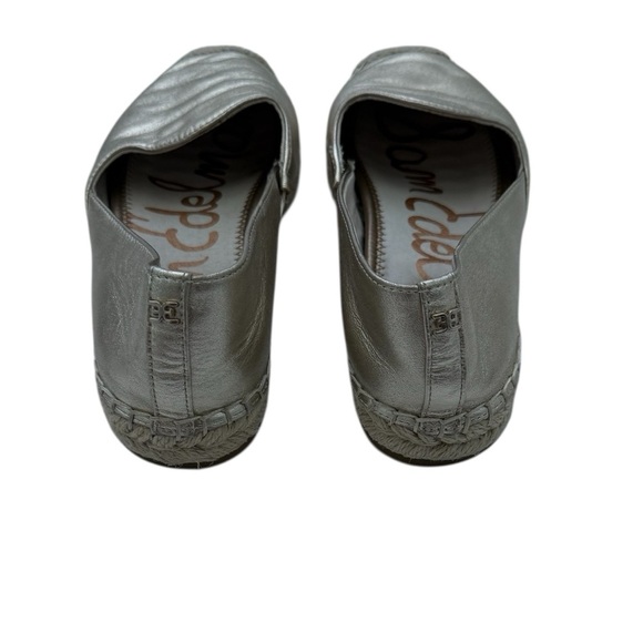 Sam Edelman Khloe Women's Slip-On Shoes Shiny Gold Espadrilles SIZE 7 - Picture 4 of 10